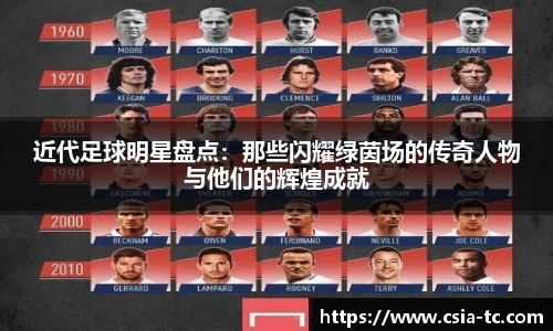 近代足球明星盘点：那些闪耀绿茵场的传奇人物与他们的辉煌成就